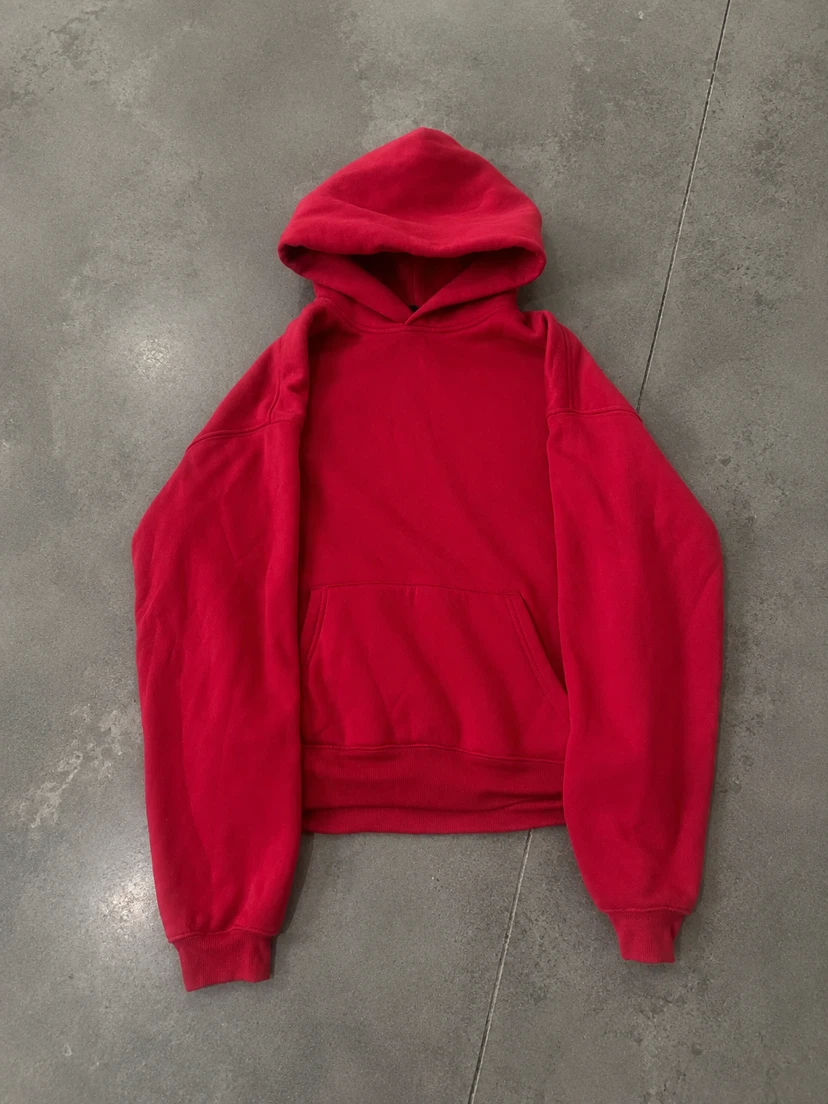 Red Blank Hoodie