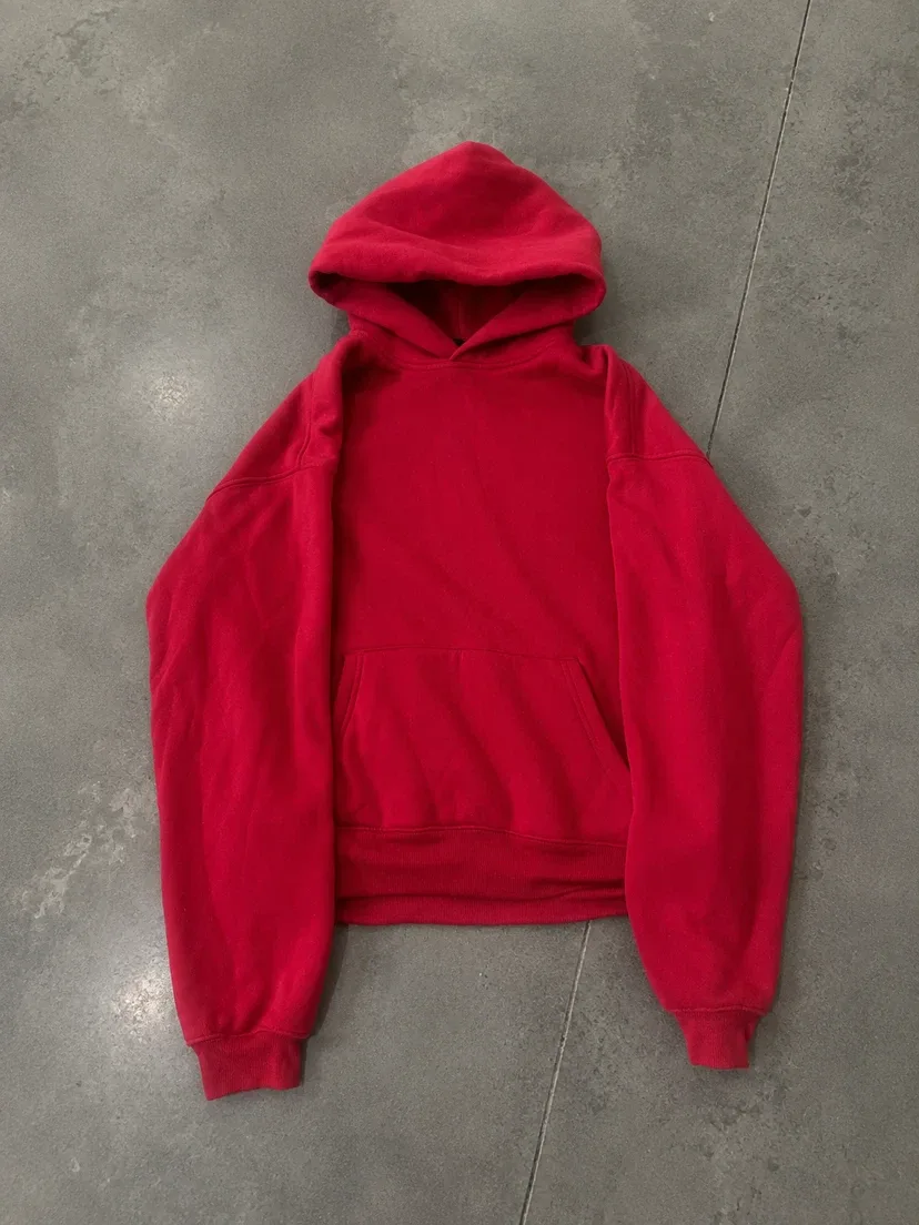 Red Blank Hoodie