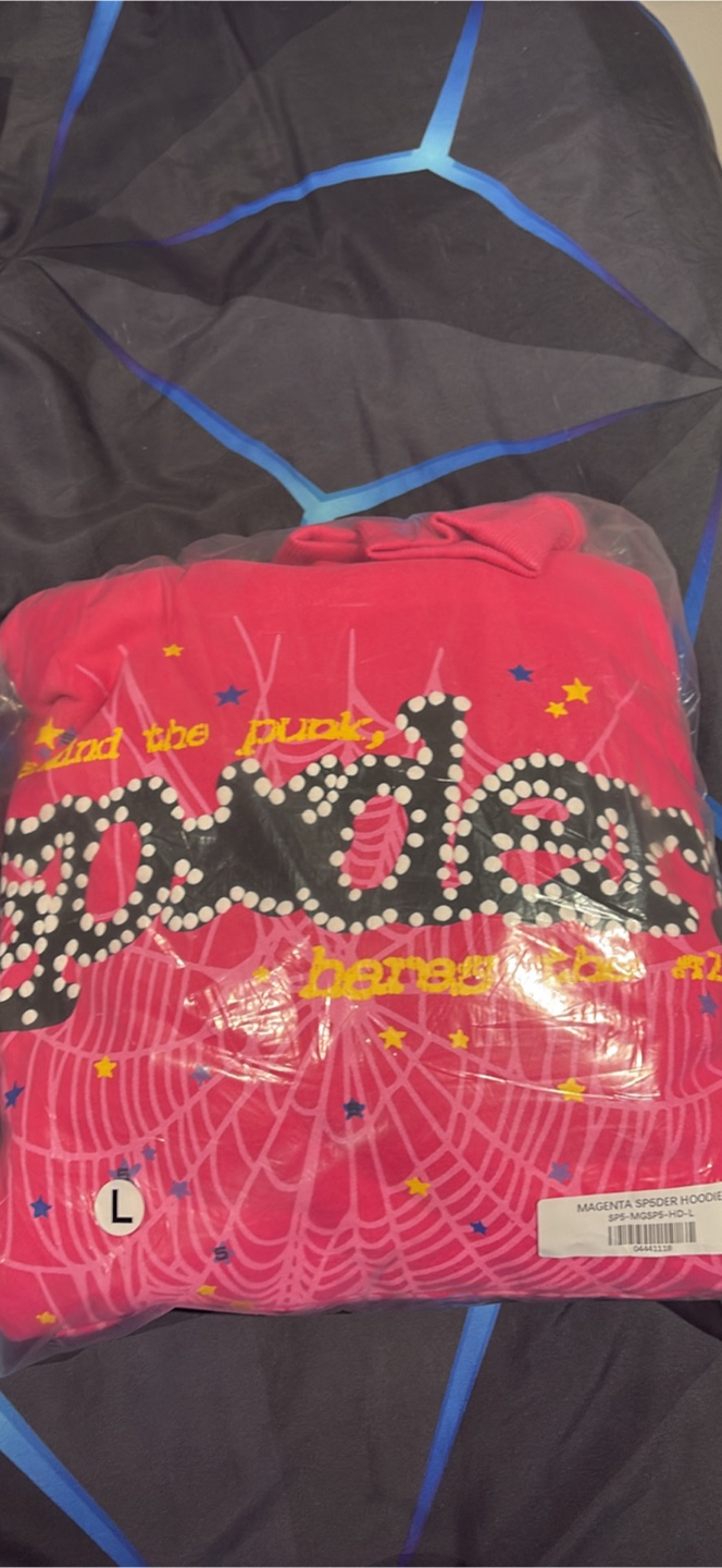 Pink Sp5der Hoodie - photo 2