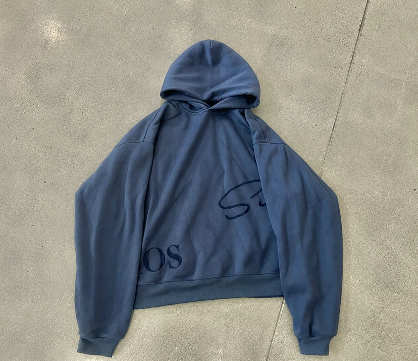 Grey Designed Hoodie