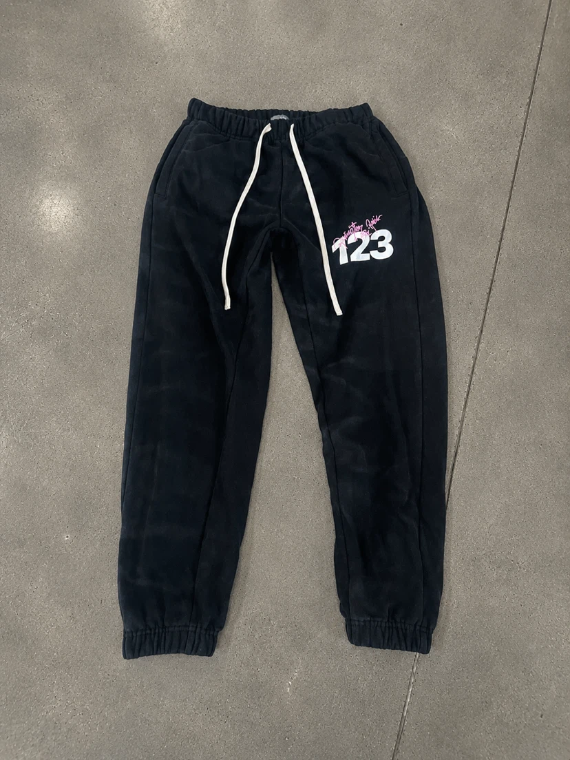 Washed Designed Pants