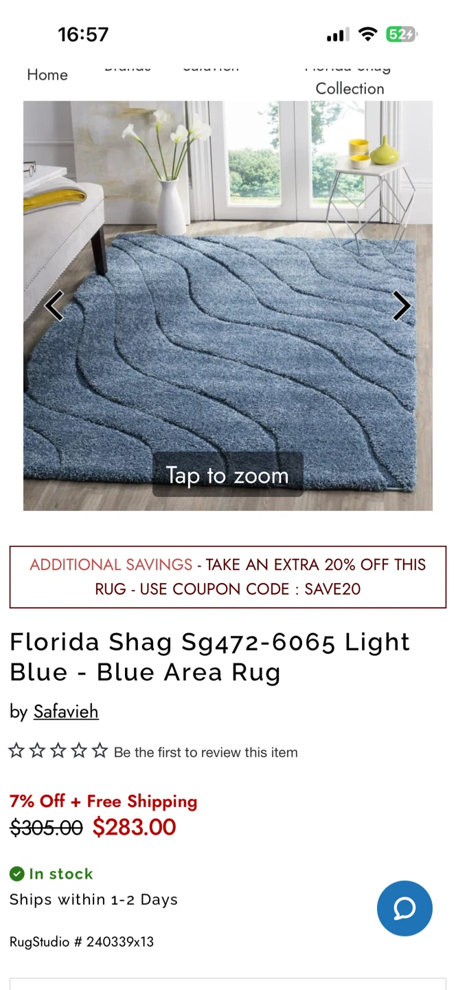 Safavieh Florida Shag Area Rug - photo 4