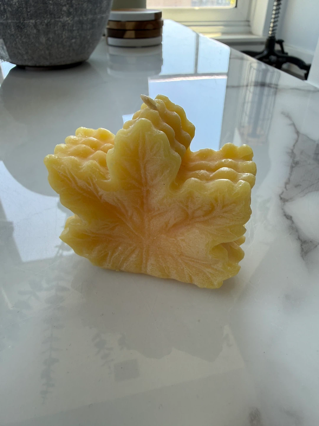 New Beeswax candle
