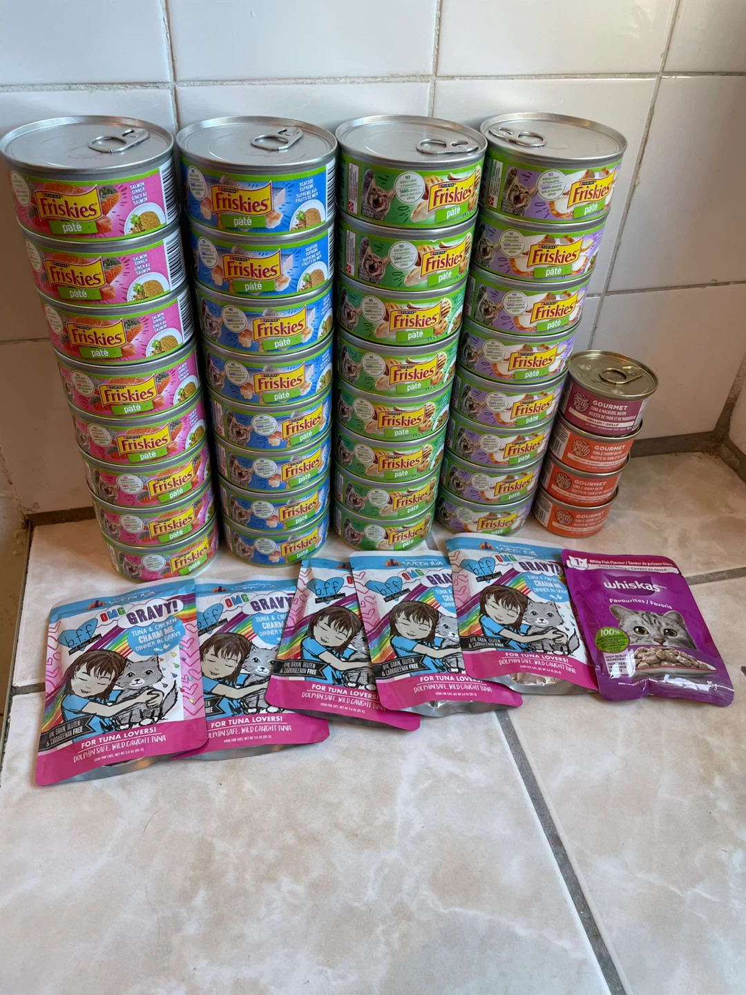 42pc Wet Cat Food Lot