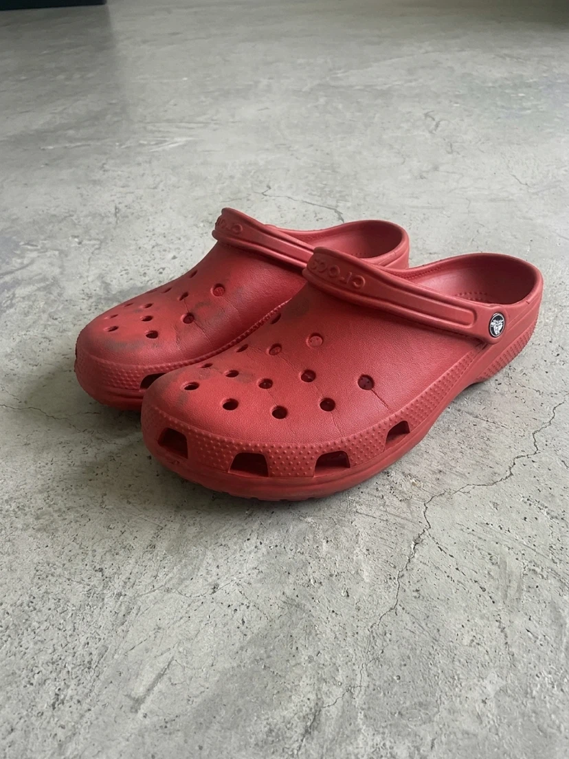 Red Crocs