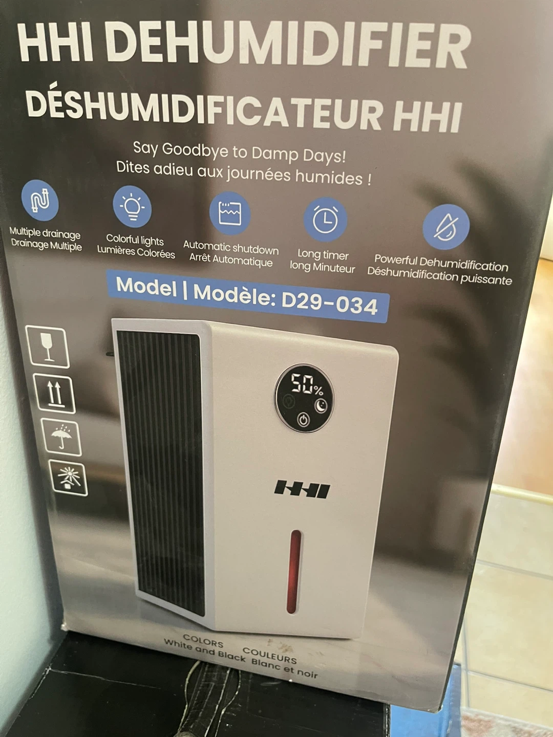 HHI Dehumidifier Model D29-034 - photo 4
