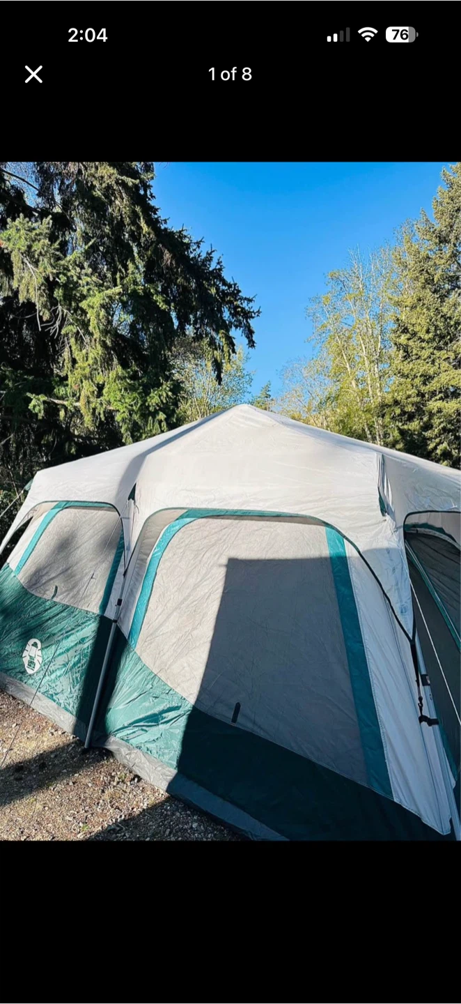 Coleman Pop Up Tent