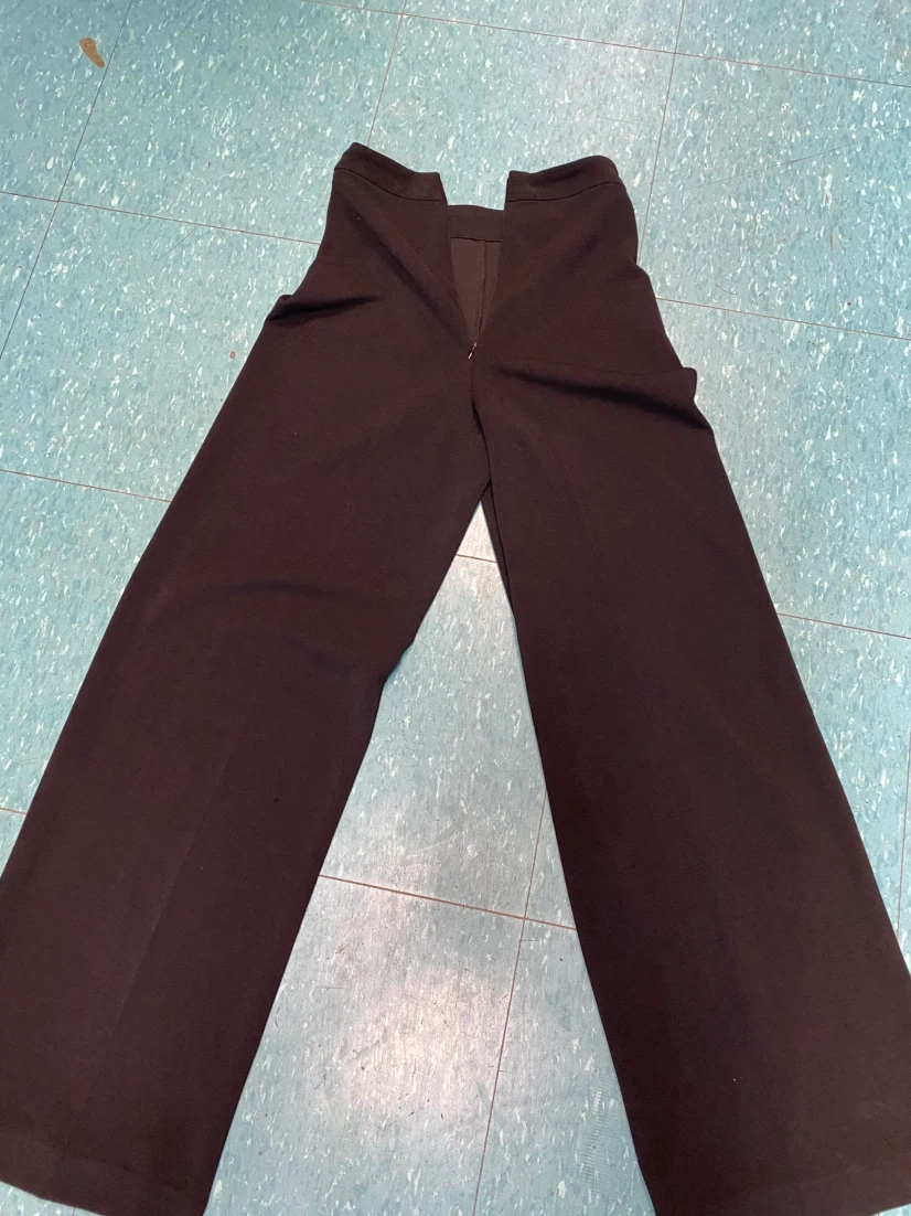 Brown "DONNA" Wide-Leg Pants