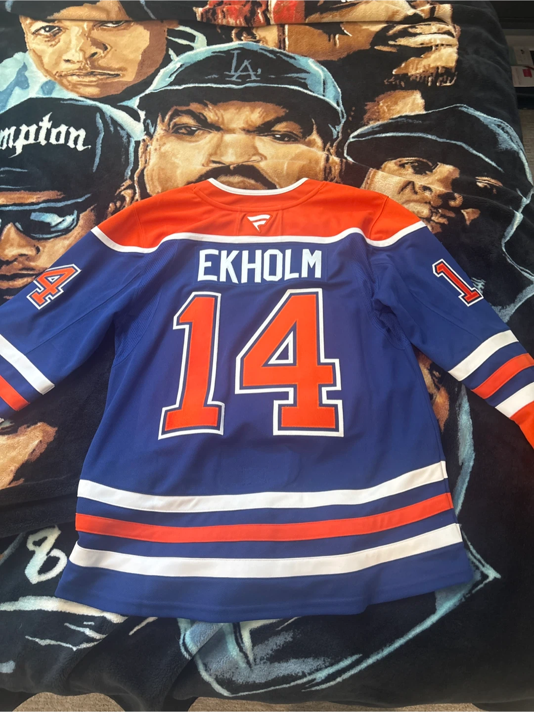Edmonton Oilers Ekholm #14 Hockey Jersey