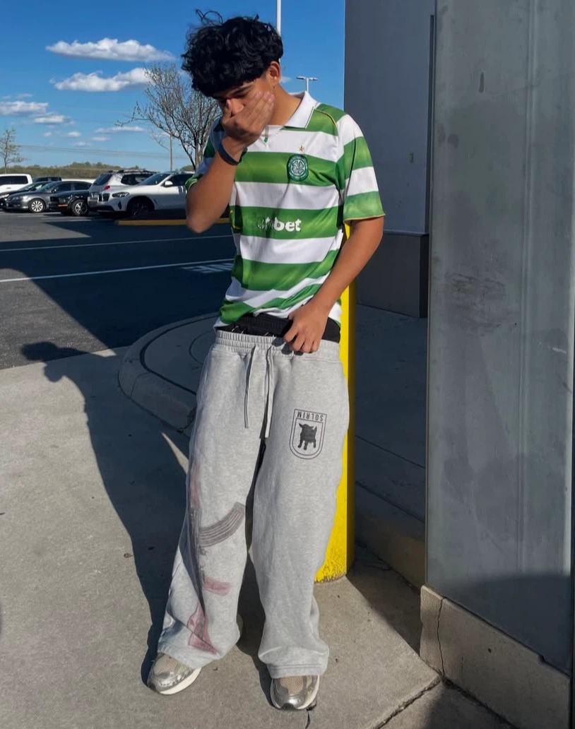 Grey Baggy Pants