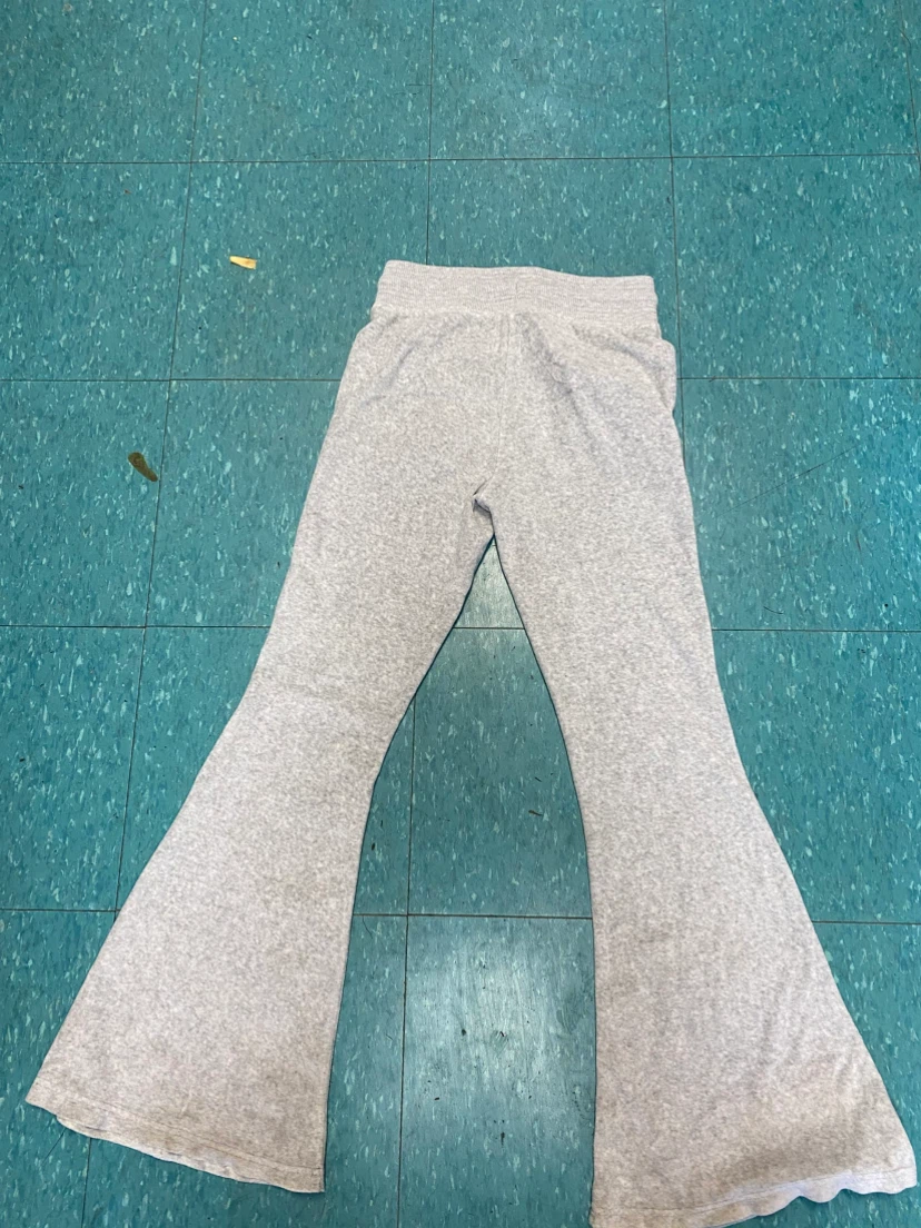 AERIE Light Grey Bell Bottom Sweatpants - photo 2