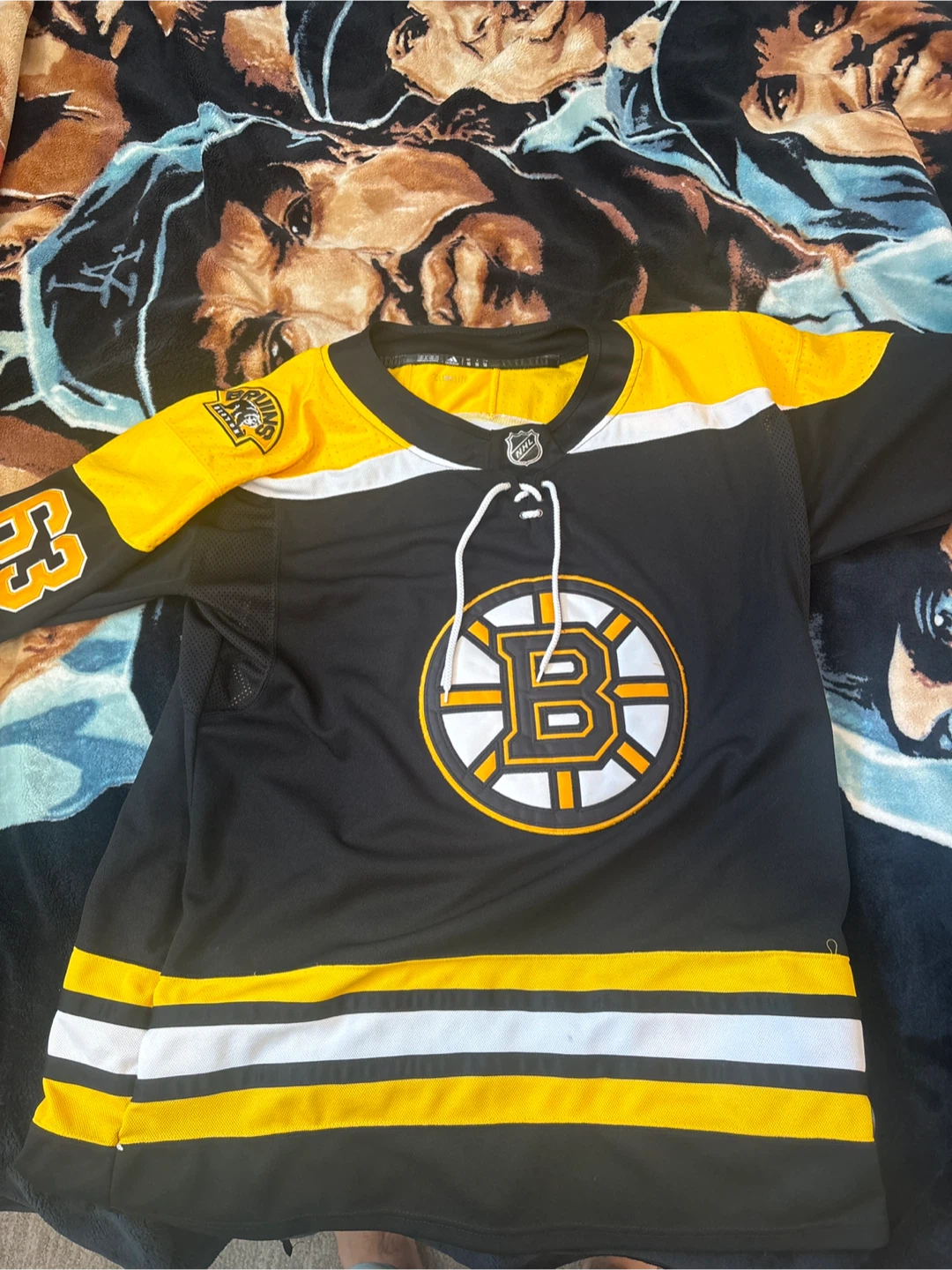 Adidas Boston Bruins Marchand #63 Hockey Jersey
