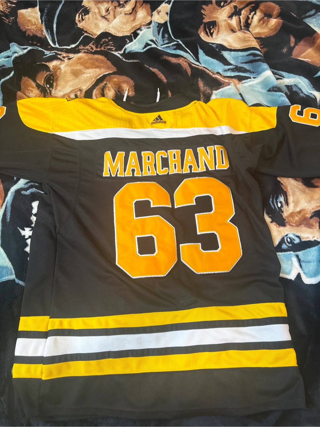 Adidas Boston Bruins Marchand #63 Hockey Jersey - photo 2