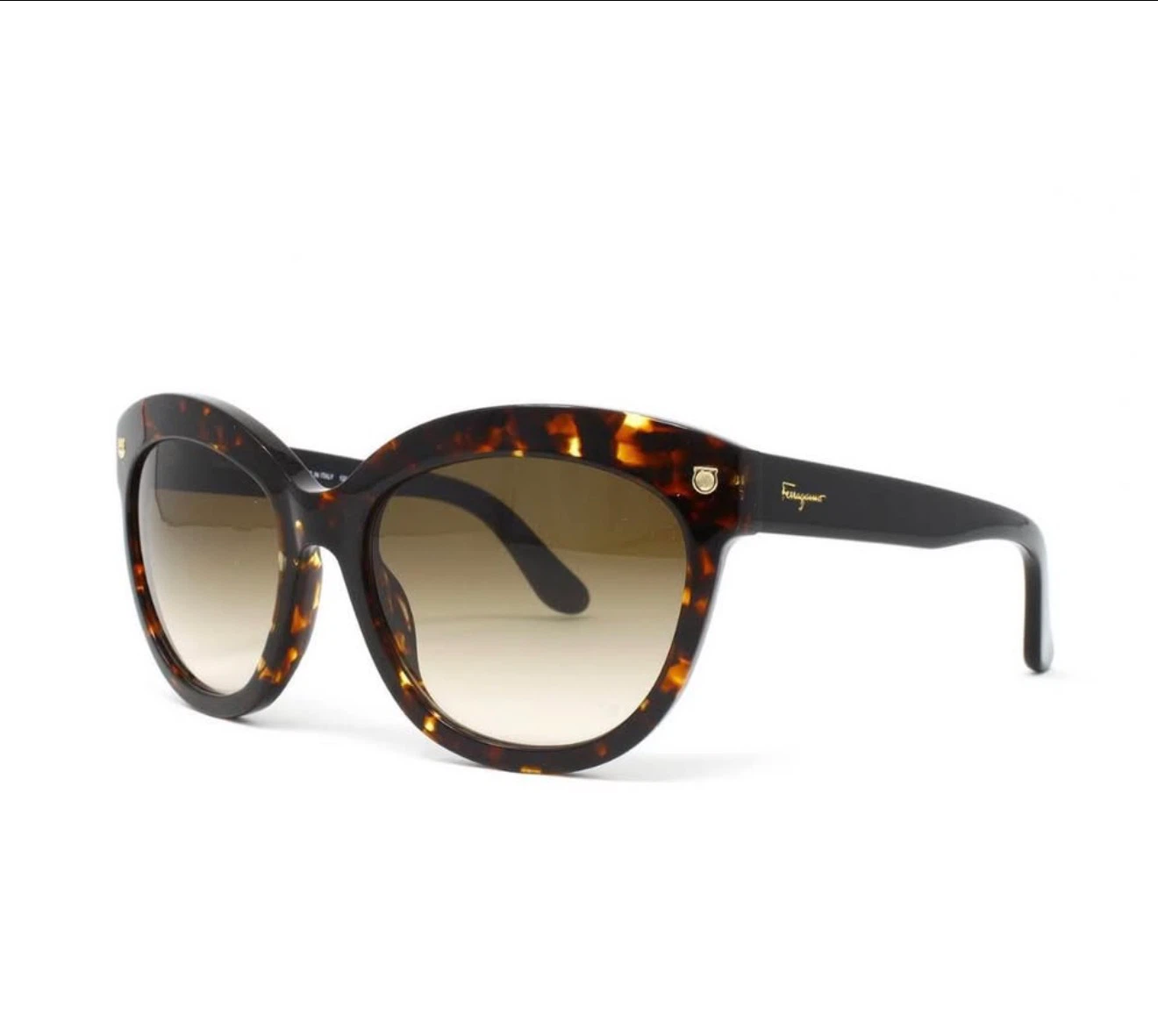 Salvatore Ferragamo Tortoiseshell Cat-Eye Sunglasses