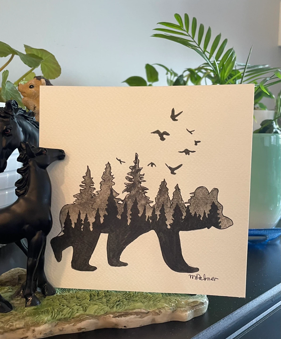 Watercolour wildlife