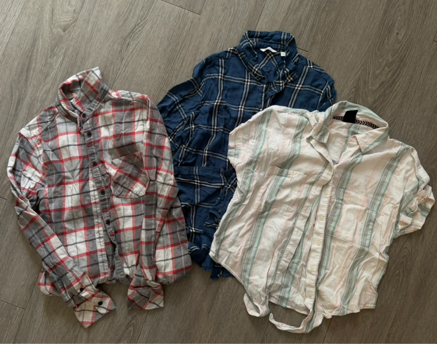 Bundle of 3 Summer Flannels