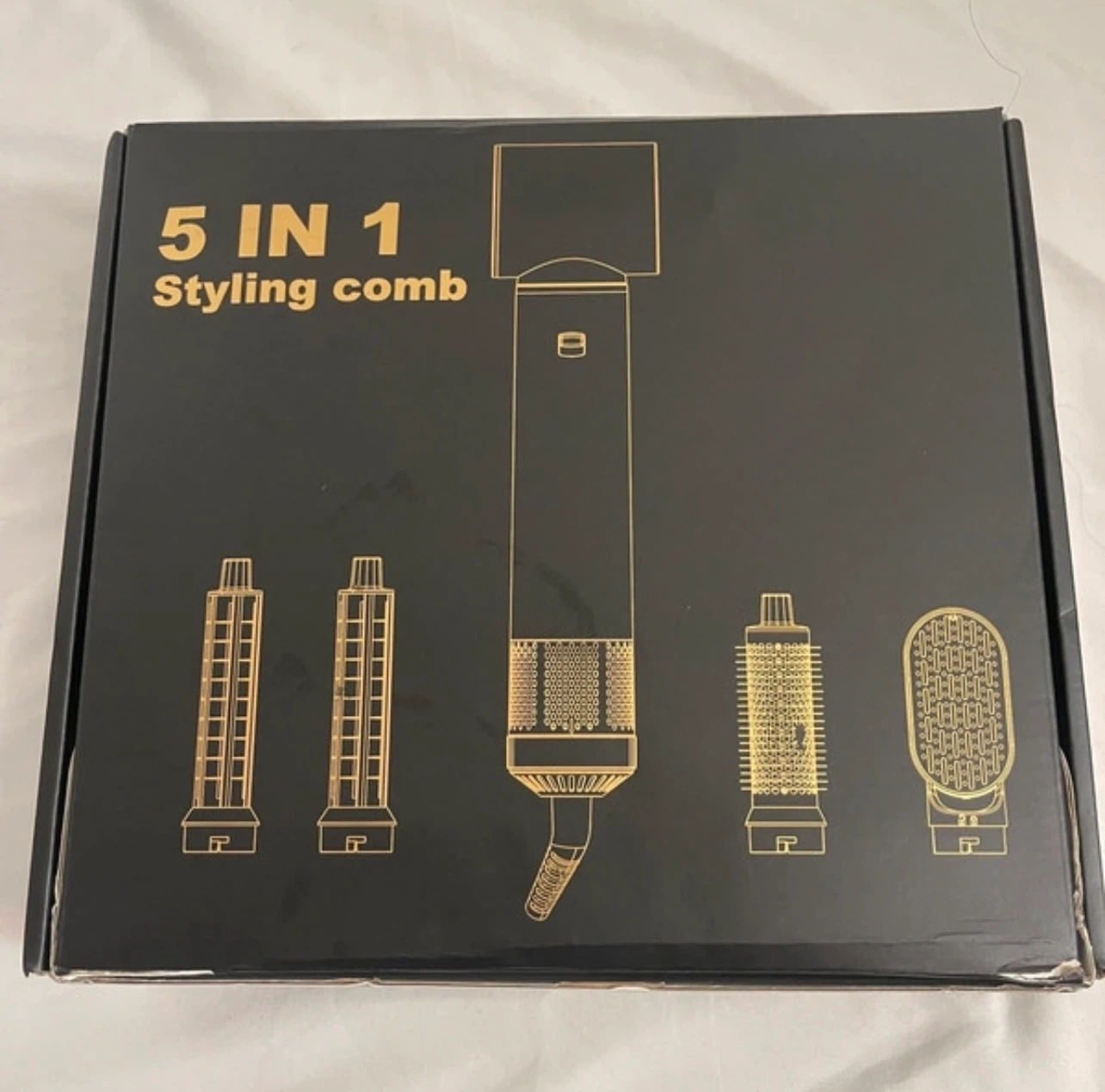 5-in-1 Styling Comb Hair Dryer Set - photo 2