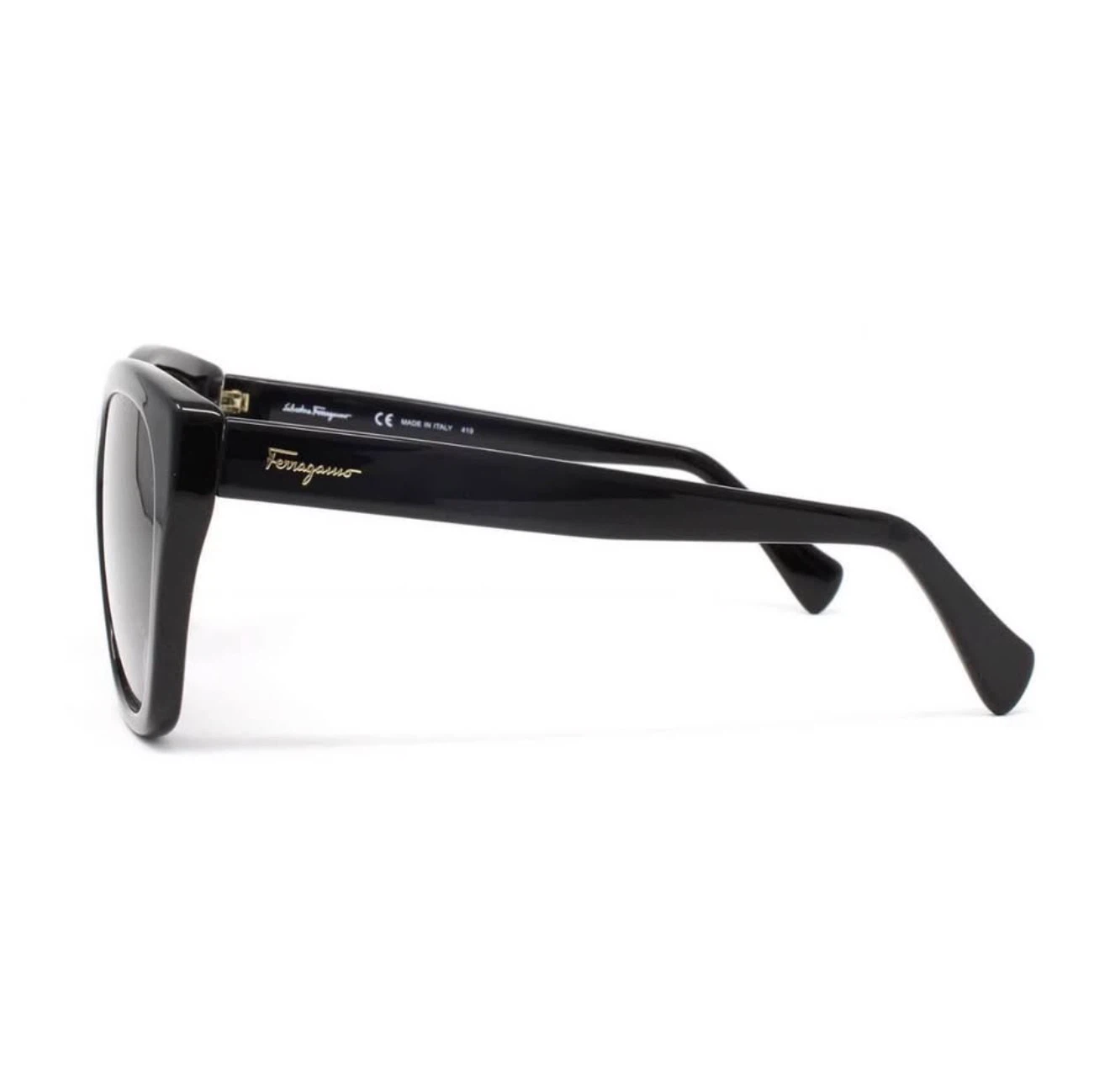 Salvatore Ferragamo Black Cat-Eye Sunglasses - photo 3