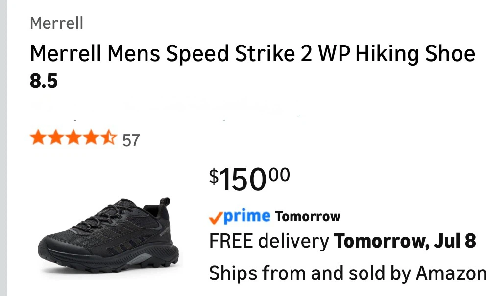 Merrell Men’s Speed Strike 2 WP Hiking Shoes - photo 4