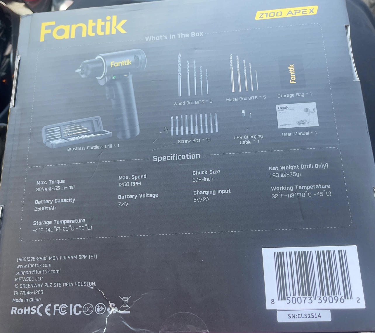 Fanttik Z100 APEX Smart Brushless Cordless Drill - photo 2