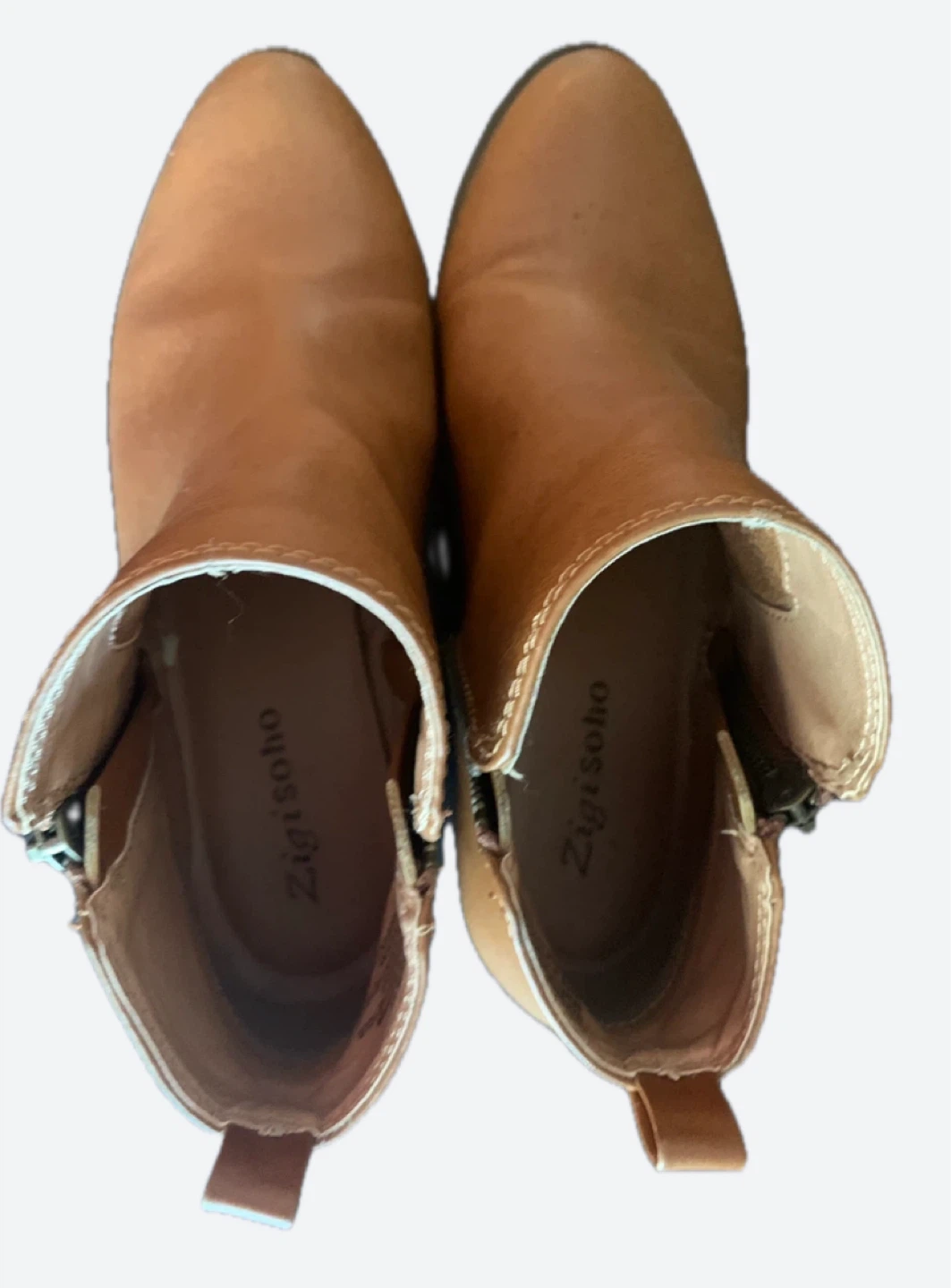 Zigisoho Tan Ankle Boots - photo 3
