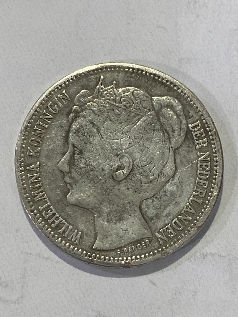 1898 Netherlands silver 2 1/2 Gulden Coin - Wilhelmina