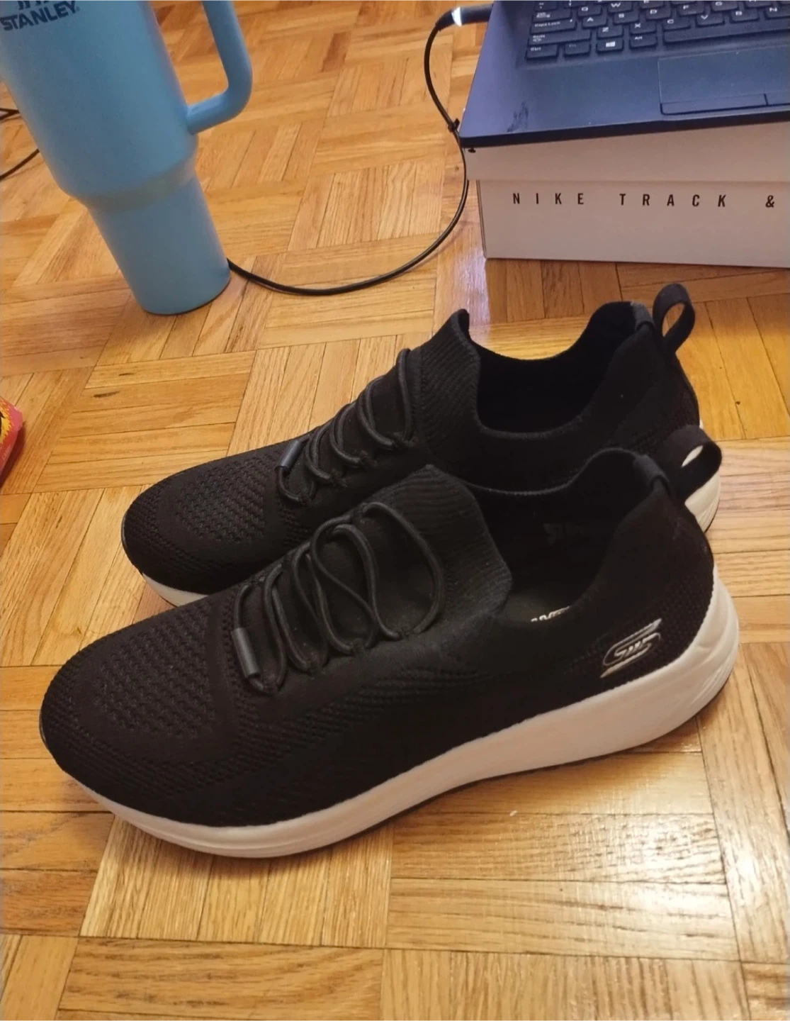Skechers Women's Black Slip-On Sneakers