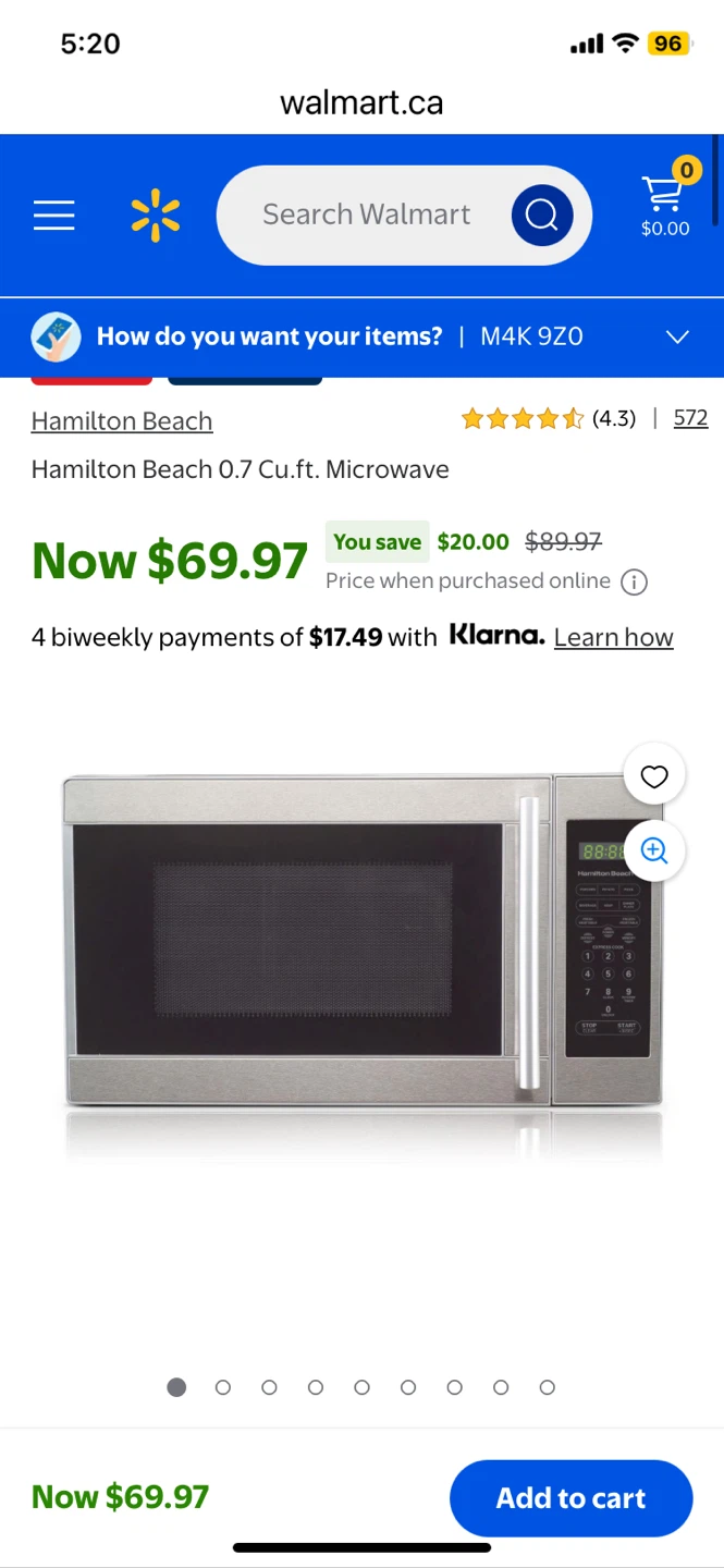 Hamilton Beach 0.7 Cu. Ft. Microwave - photo 2