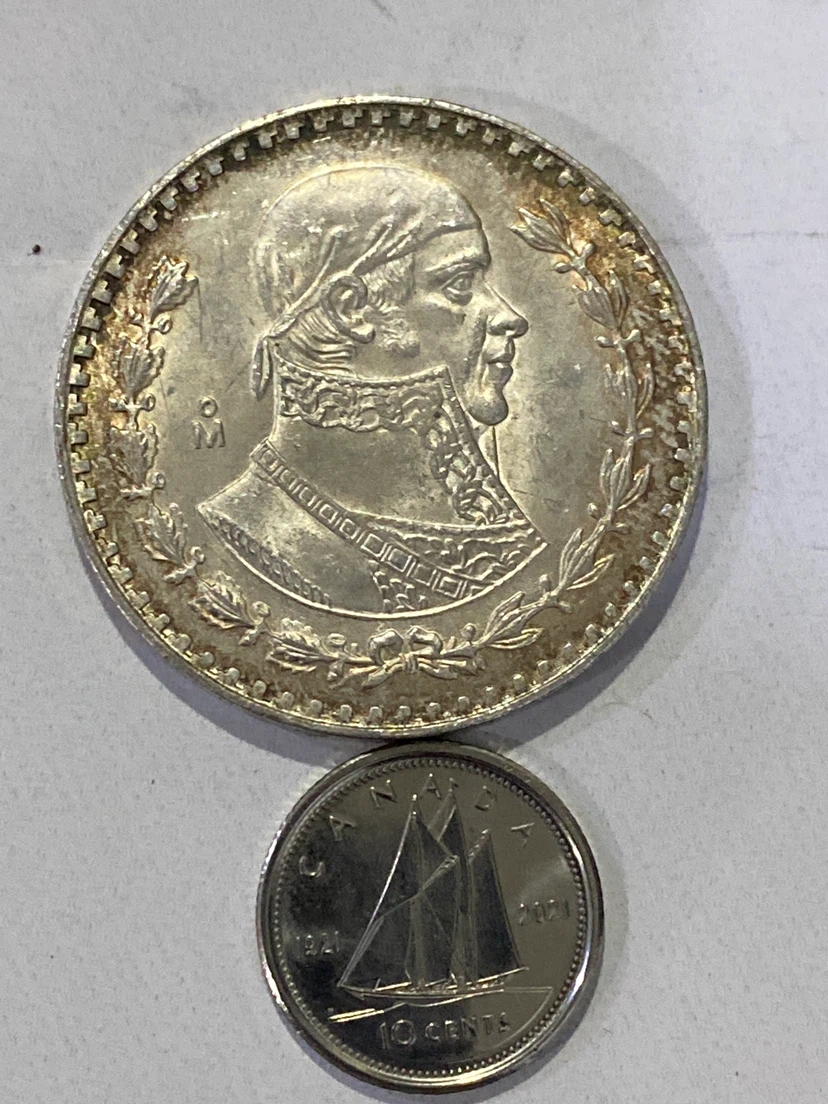Mexico 1972 Silver Un Peso Coin - photo 2