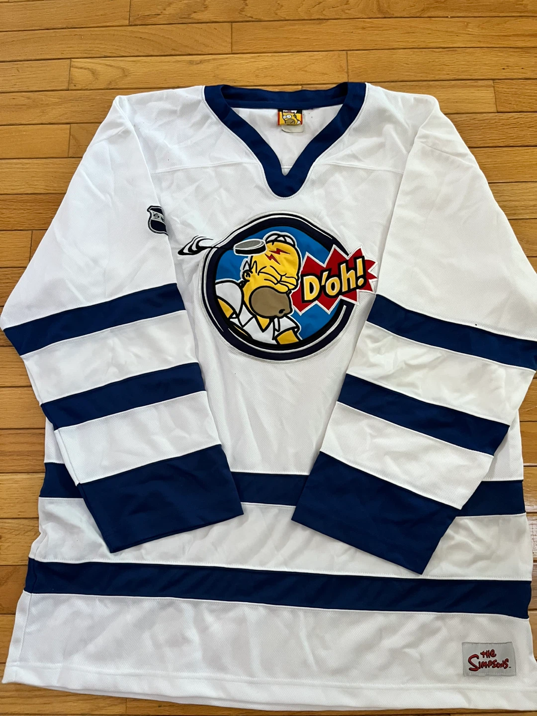 The Simpsons Homer Simpson "D'oh!" Hockey Jersey