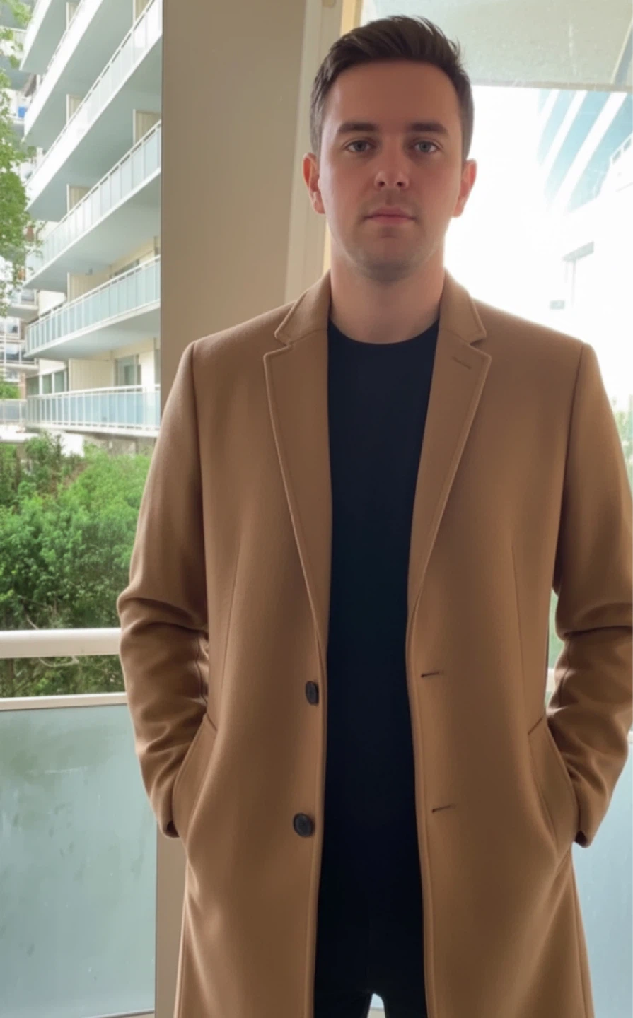 Zara camel coat