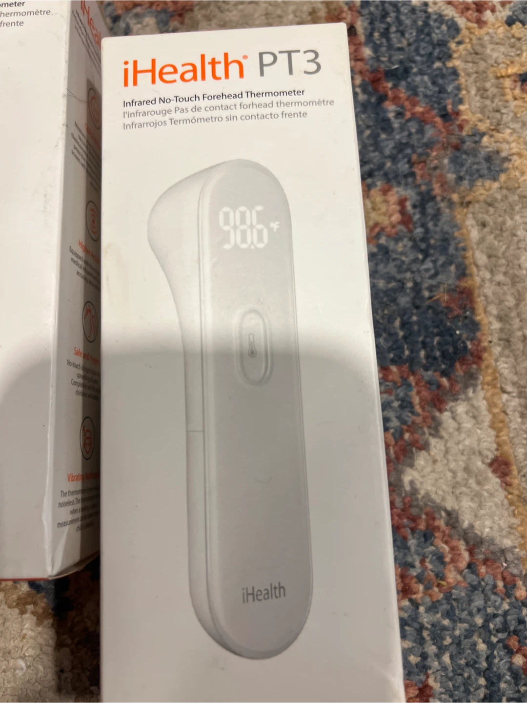 iHealth PT3 Infrared No-Touch Forehead Thermometer - photo 2