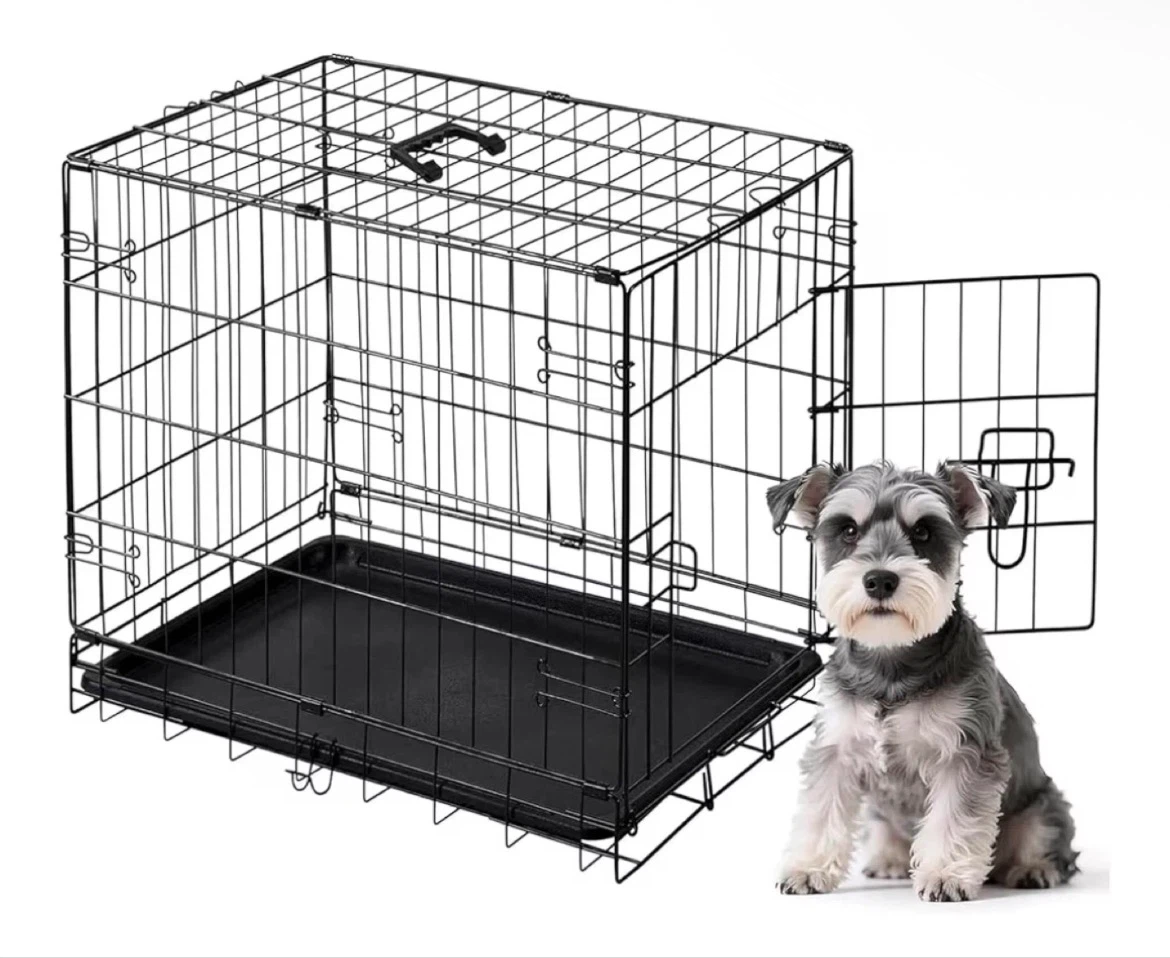 Wire Dog Crate with Tray