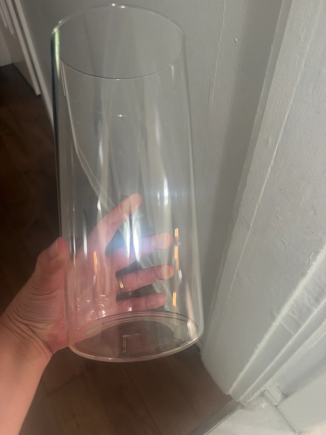 10 clear glass cylinders - photo 2