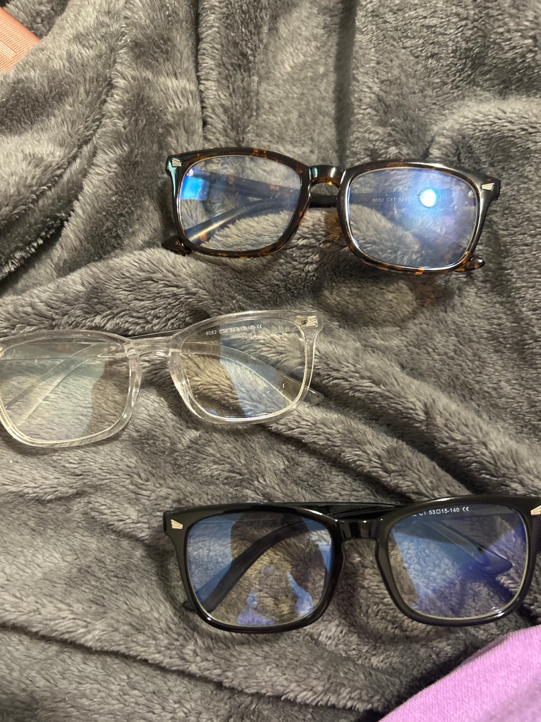 3 Pairs of Blue Light Blocking Glasses