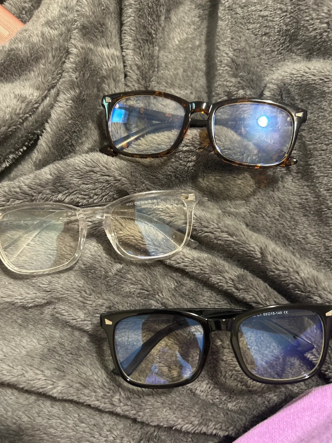 3 Pairs of Blue Light Blocking Glasses