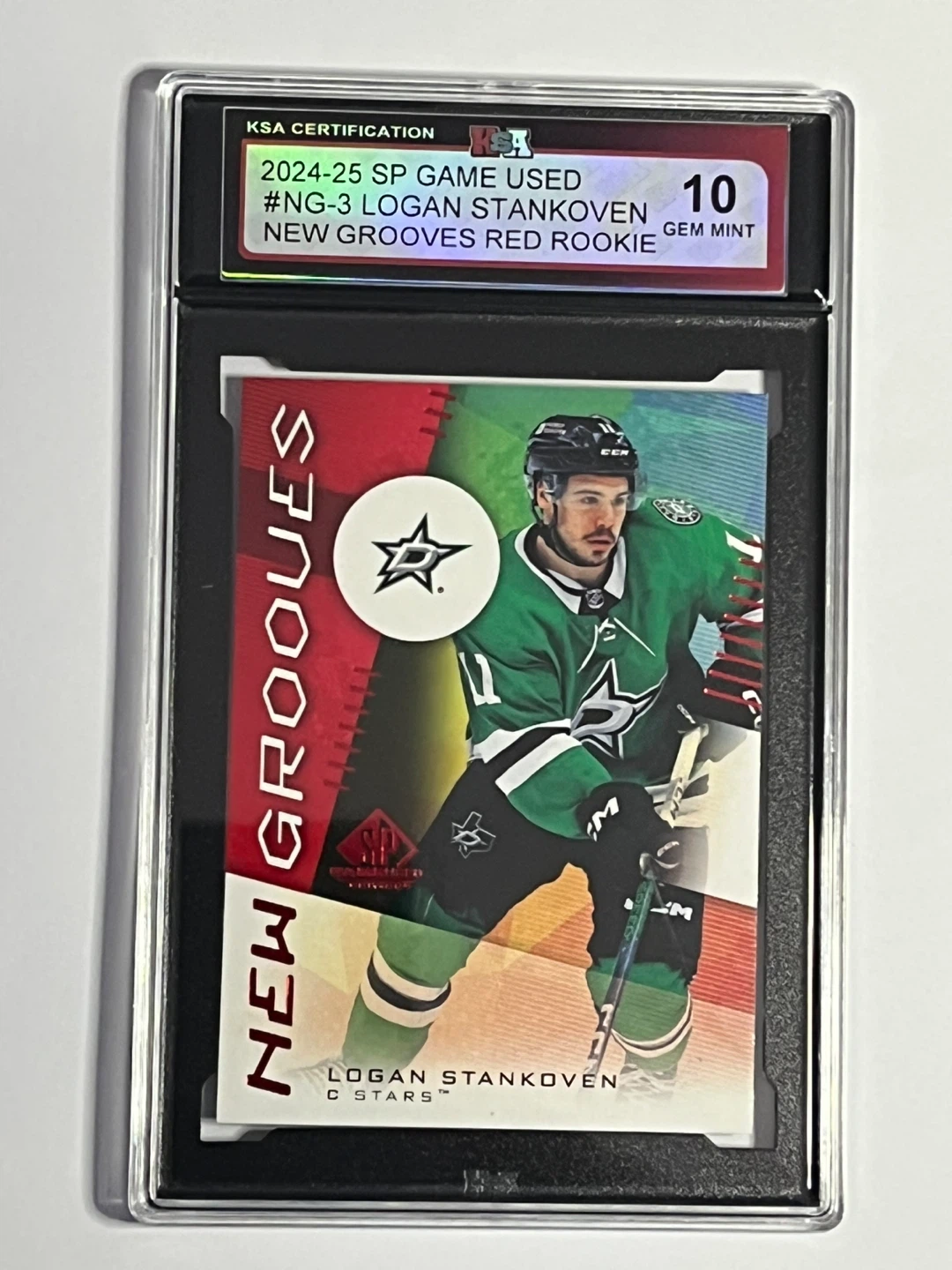 2024-25 DP Game Used Logan Stankoven New Grooves Red