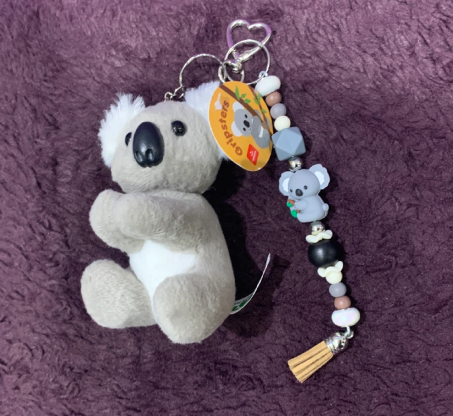 Gripsters Koala Plush Keychain