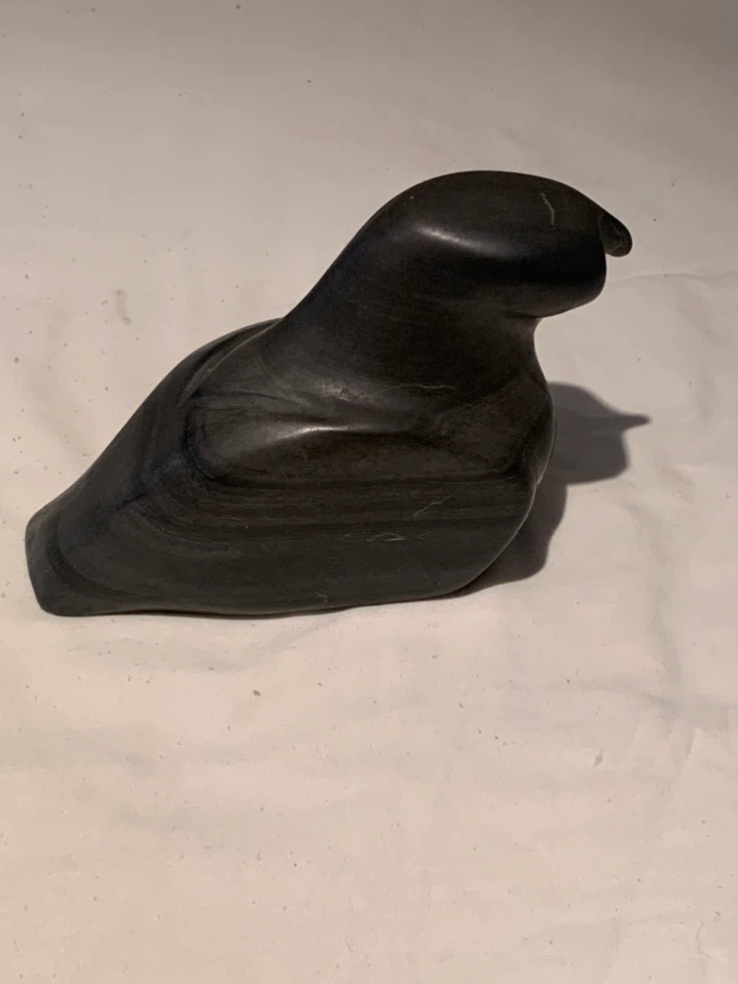 Stone Carving Bird Figurine - photo 3