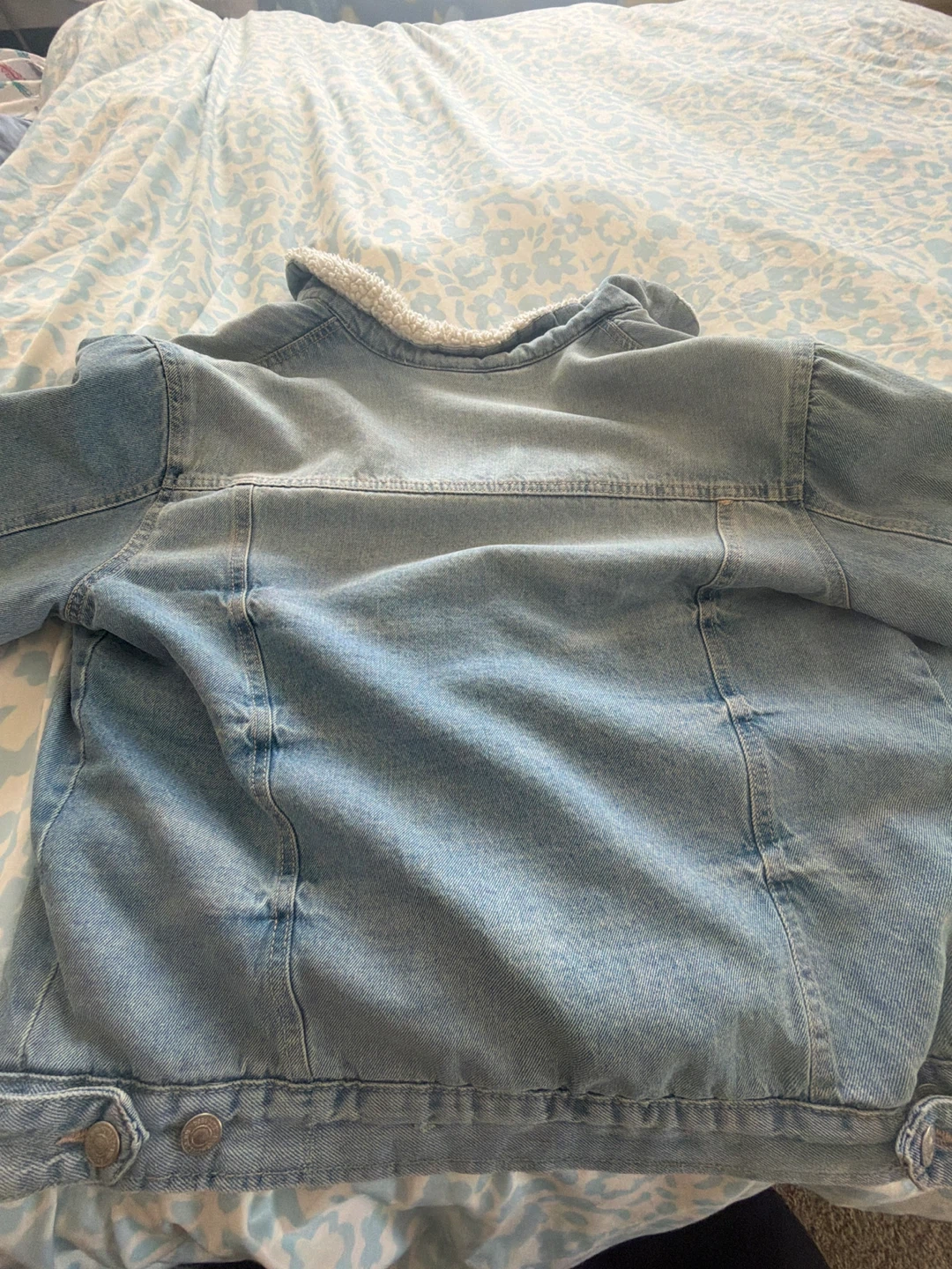 Denim Sherpa Lined Jacket - Blue Notes - photo 3