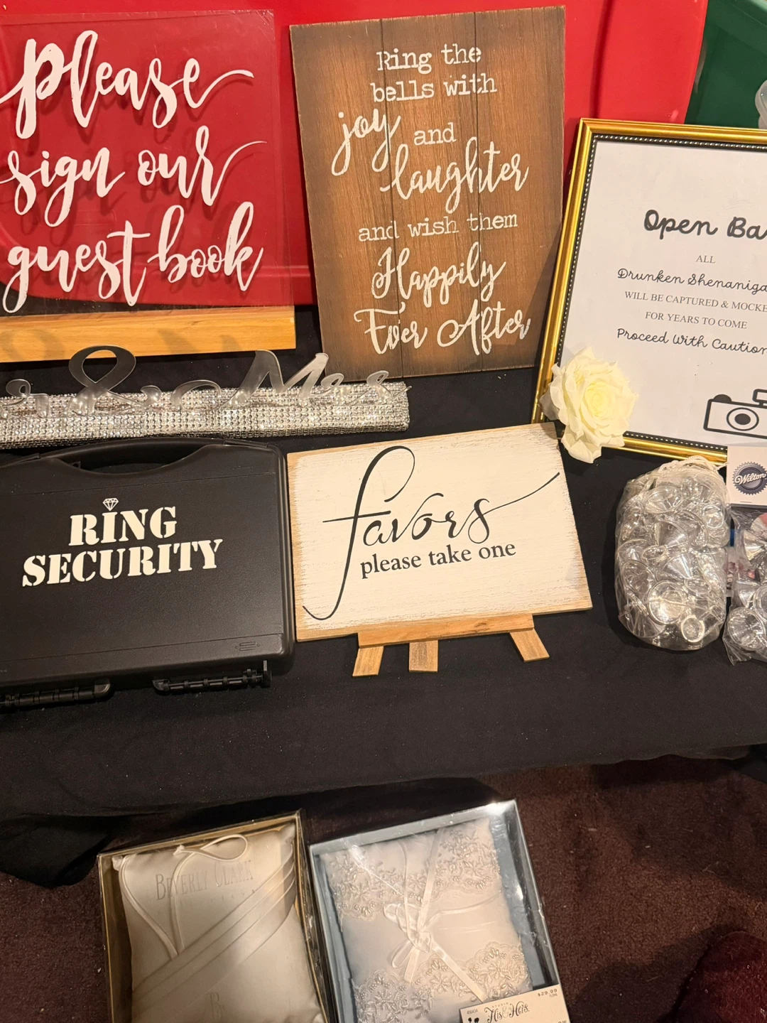 “I Do” Wedding Day Decor
