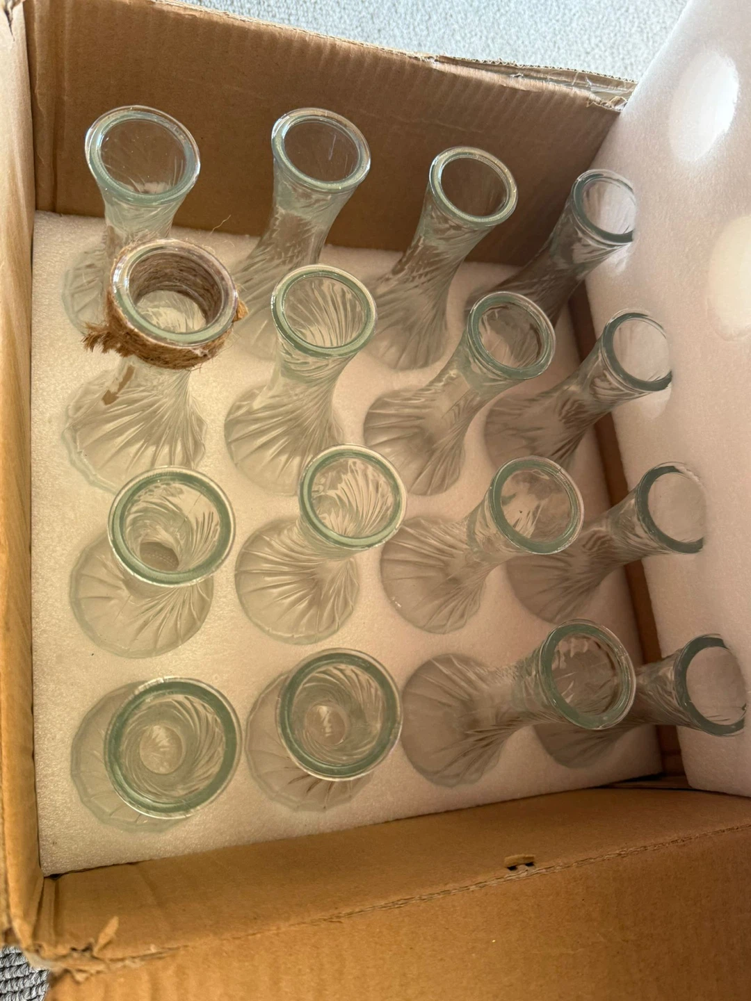 Glass Bud Vases Set of 16 - photo 3