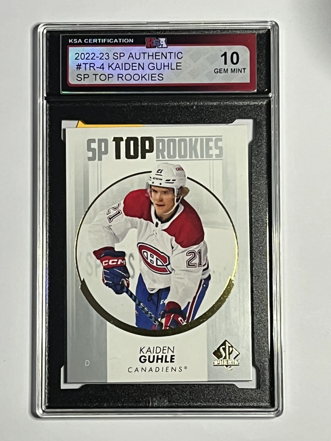 2022-23 SP Authentic #TR-4 Kaiden GUHLE 10 Gem Mint Card