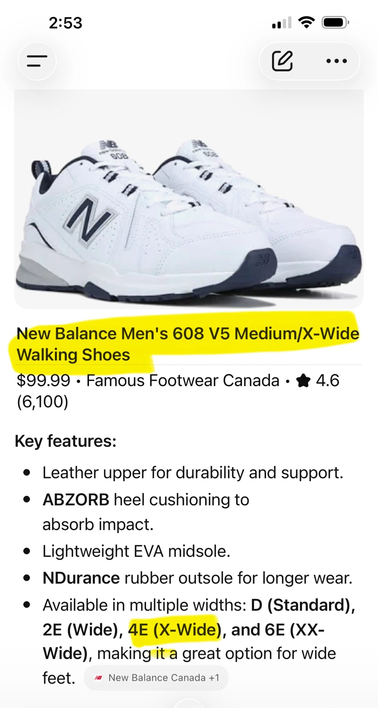 New Balance  brand new shoes 9.5 in 4E