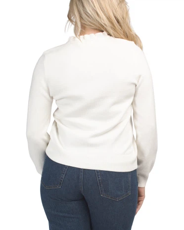 White Embroidered Floral Cardigan - photo 2