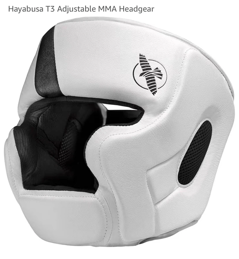 New Hayabusa T3 Adjustable MMA Headgear Large