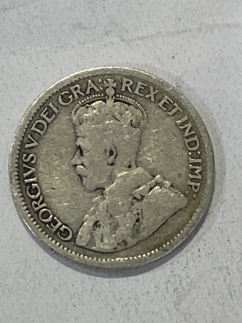 1917 Canada 10 Cents Coin - photo 2
