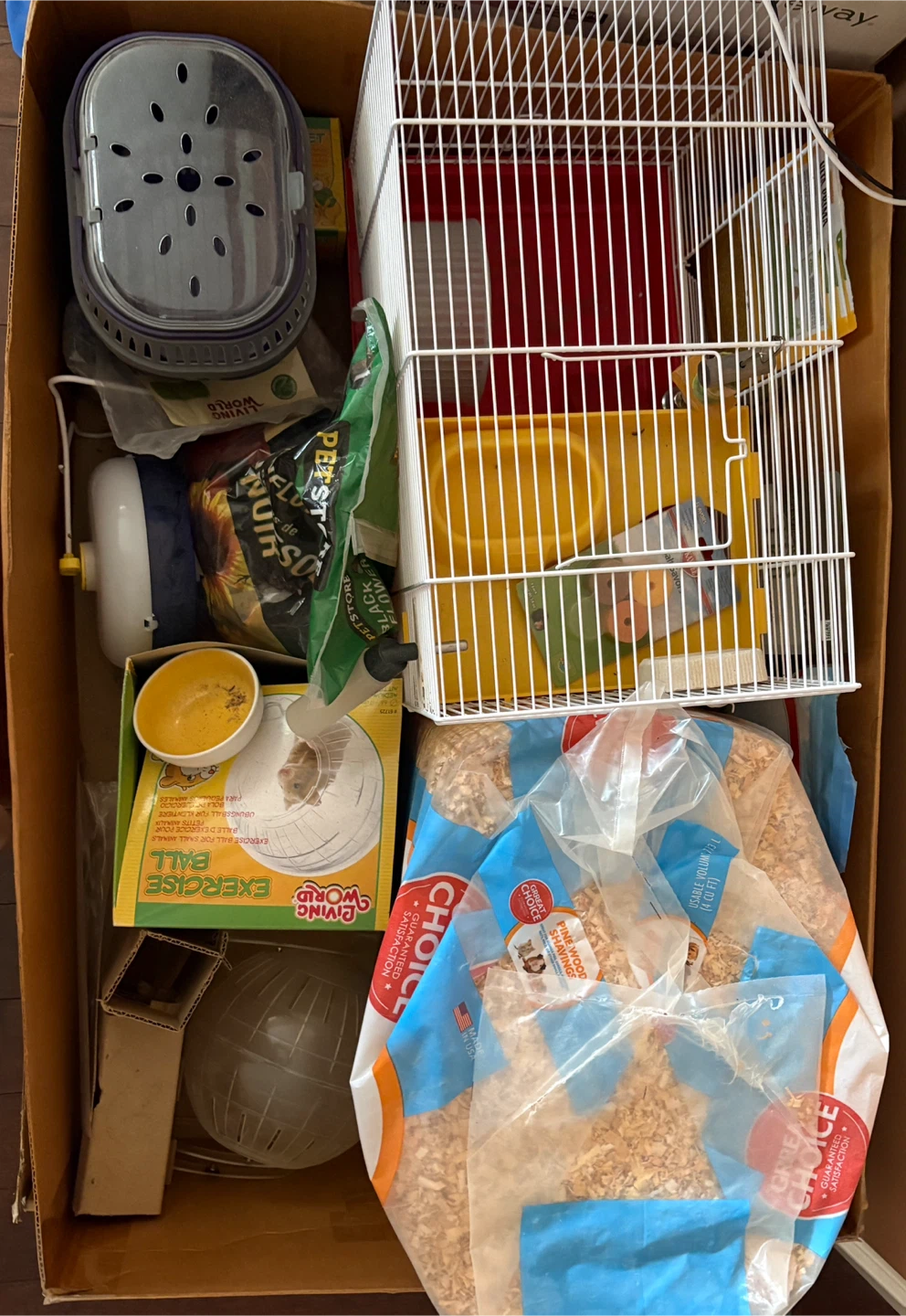 Living World Hamster Cage & Accessories