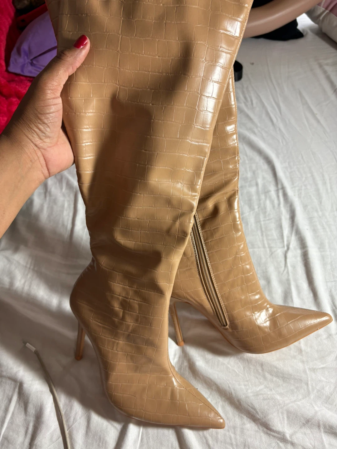 Knee-High Stiletto Boots
