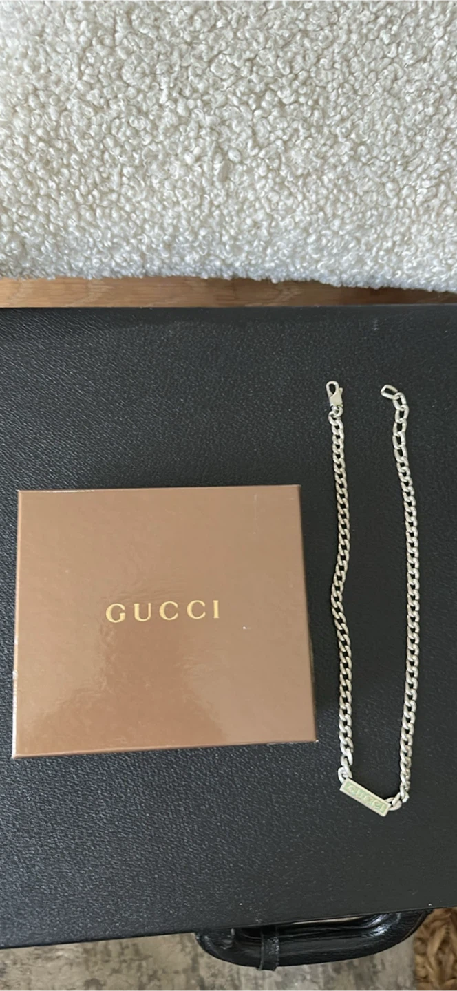 Gucci Silver Chain Necklace